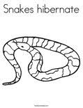 Bears hibernation coloring pages 189 best bears and hibernation theme images on pinterest coloring pages bears hibernation. Snakes Hibernate Coloring Page Twisty Noodle