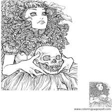 Add these free printable science worksheets and coloring pages to your homeschool day to reinforce science knowledge and to add variety and fun. Coloring Page Of A Scary Girl