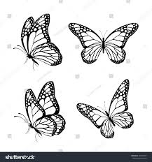 Set Of Silhouette Butterflies Isolated For Spring Editable Vector Illustration Butterfly Tattoos For Women Silhouette Butterfly Tattoos For Women Half Sleeve