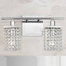 Features 28 bulbs in a total of 9ft that gives you excellent lighting for your makeup needs. Crystal Bathroom Lighting Crystal Bathroom Vanity Lights