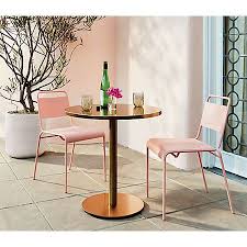 Watermark Brass Bistro Table Reviews Cb2 Outdoor Patio Furniture Sets Patio Furniture Sets Patio Furnishings
