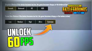 How To Unlock 60 Fps On Pubg Mobile Lite Play On Smooth Extreme Graphics Youtube