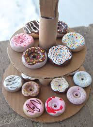 Ikat Bag Donuts Play Food Diy Play Kitchen Diy Kids Toys