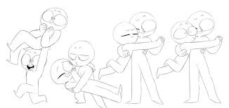Some real quick draw the squads (>'o')> please want to discover art related to. Smol And Tol 3 Drawing Base Art Reference Photos Art Poses