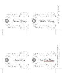 A place card template free download is often the best promotion tool for many things, such as a company or a person or even an idea. 25 Free Printable Place Card Templates Word Best Collections