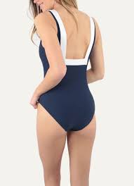 Maillot de bain blanc une piece. Maillot De Bain 1 Piece A Encolure Carree Java