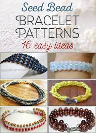 16 Easy Seed Bead Bracelet Patterns Seed Bead Bracelet Patterns Beaded Bracelets Beaded Bracelets Tutorial