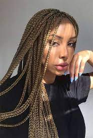 40 Box Braids Protective Styles On Natural Hair With Full Guide Coils And Glory Box Braids Hairstyles For Black Women Curly Hair Styles Blonde Box Braids