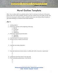 Each time you add a new point or subpoint, the word processor will add a new letter or number in the proper sequence. Novel Outline Template Kidlit