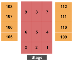 anderson civic center seating charts for all 2019 events