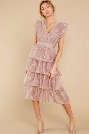 Tiered Blush Pink Midi Dress Affiliatelink Springdresses Dresses Weddingguestdress Weddingguest Outfits Cuteoutfit In 2020 Guest Dresses Dresses Pink Midi Dress