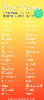 Bohemian Surfer Indie Artsy Baby Boy Names Part 2 Artsy Baby Bohemian Boy Indie Names Part Surfer Baby Boy Names Boy Names Names
