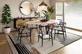 This is critical as your chairs may wobble on an uneven surface. How To Choose The Best Rug For Your Dining Room Sizes Shapes Colors Patterns And Materials Hackrea