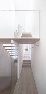 Minimalist Floating Switchback Staircase Residential Interiors Interior Architecture Interior Architecture Design Stairs Design