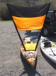 Avoid making permanent holes on kayak until you are confident of the whole process, so for a start, use the existing eye pads. Kayarchy Sailing Rigs For Kayaks Canoes