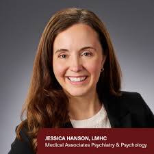 Medical Associates Clinic is pleased to announce the arrival of Jessica  Hanson, LMHC, to our Psychiatry & Psychology Department. Jessica received  her Master of Arts in Clinical Counseling and Bachelor of Arts