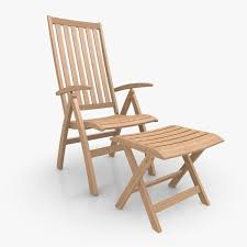 Foldable Lounger Set 3d Model Ad Lounger Foldable Model Set Lounger Outdoor Chairs Folding Chair