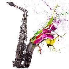 Músico de rua premium ícone. Alto Sax Saxofone Papel De Parede Musical Musical