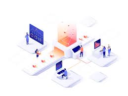 Isometric Data Concept V2 In 2020 Isometric Design Isometric Illustration Graphic Design Trends
