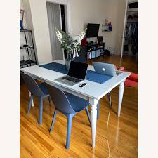 Browse our collection of ikea dining chairs that are designed for comfort while you dine at the dinner table. Ikea Odger 4 Blue Chairs Aptdeco