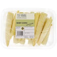 Though i have used baby corn, you can also try this with sweet corn. M S Baby Corn Ocado