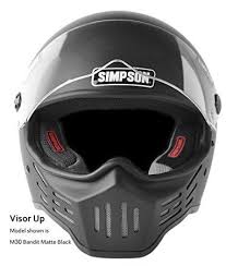 Amazon Com Simpson M30 Bandit Dot Satin Carbon Fiber