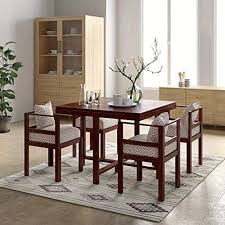 4 Seater Dining Table Set In 2020 Dining Table Design Four Seater Dining Table Small Dining Table