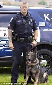 K9 Officer Breaks Down During Emotional Funeral For His Dog Aren K9 Officer Men In Uniform Police Cops