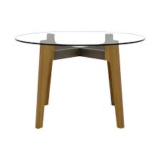 Shop modern dining tables in all shapes & sizes. 72 Off Cb2 Cb2 Round Glass Dining Table Tables