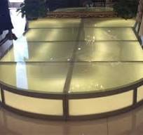 Glass Portable Half Round Stage for Band Show
