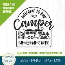 Download Camping Flag Svg Rv Design Travel Trailer Sign Png Happy Etsy