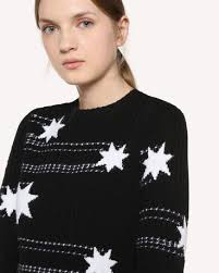 Maybe you would like to learn more about one of these? Pull En Coton Avec Motif Jacquard A Etoiles Pull Femme Redvalentino Boutique En Ligne