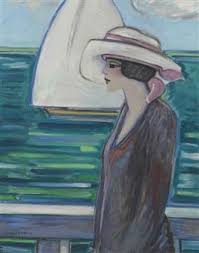 Au Fil De L Eau Painting Naive Art Art