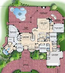 House Plan 575 00055 Mediterranean Plan 5 000 Square Feet 4 Bedrooms 5 5 Bathrooms Mediterranean House Plans Luxury Floor Plans Beach House Plans