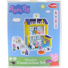 Peppa Pig Hospital Building Construction Play Set Playset Blocks Toy Kids Gift Cose
