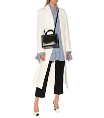 bobby 23 pvc and leather tote boyy mytheresa leather tote boyy bobby 23 gunmetal grey