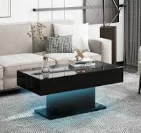 Amazon.com: HedoAjim Mesa de centro LED para sala de estar ...