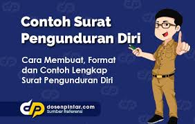 Contoh surat resign yang profesional. Contoh Surat Pengunduran Diri Kerja Resign Dosenpintar Com