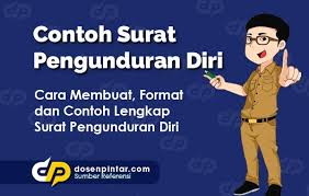 Seseorang yang menjabat sebagai pelaksana jabatan tertentu atau mengemban amanah tertentu juga bisa mengundurkan diri. Contoh Surat Pengunduran Diri Kerja Resign Dosenpintar Com