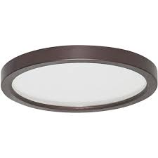 Buy Canarm 7 In Led Disc Flush Mount Ceiling Light Fixture 0 69 In H X 7 In Dia