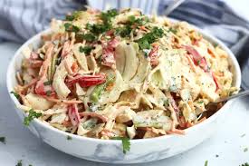 Top with slaw and avocado. Cajun Coleslaw Bite On The Side