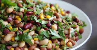 Healthy 5 Bean Salad Salad Recipes Vegetable Recipes Five Bean Salad