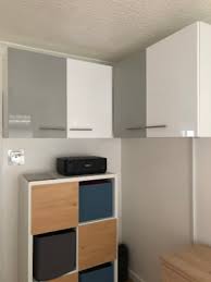 Click & collect in 1h or enjoy free uk delivery on selected orders over £50 excl. Wickes Orlando Grey Gloss Slab Wall Unit 1000mm Wickes Co Uk