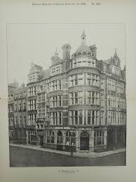Black And Blue Wigmore Street A Beautifully Detailed Original Lithograph Of 24 Wigmore Street In Westminster London England Early Photogra Westminster London London Architecture England