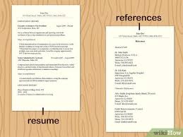 3 Simple Ways To Include References In A Cv Wikihow