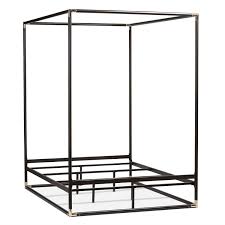 Our enchanting metal canopy bed frames are handcrafted by artisan blacksmiths with unparalleled quality. Queen Size Industrial Style Black Metal Canopy Bed Frame Fastfurnishings Com