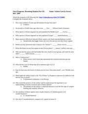 Nova Program Becoming Human Part Iii Homework Nova Program Becoming Human Part Iii Bsc 2009 Name Valerie Garcia Arrese Watch The Program At The Course Hero