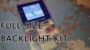 You will need to solder (shown in the pictures) you do not need to trim the shell at all. Installing A Funnyplaying Full Size Backlight Kit In A Game Boy Color Youtube