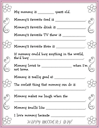 Free printable trivia questions and answers, trivia games and other resources for the trivia . Mother S Day Questionnaire Free Printable Fun Money Mom