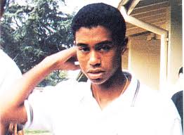 THEN: Tiger (Eldrick) Woods, Senior Yearbook, Western High School, Anaheim,  California, 1993